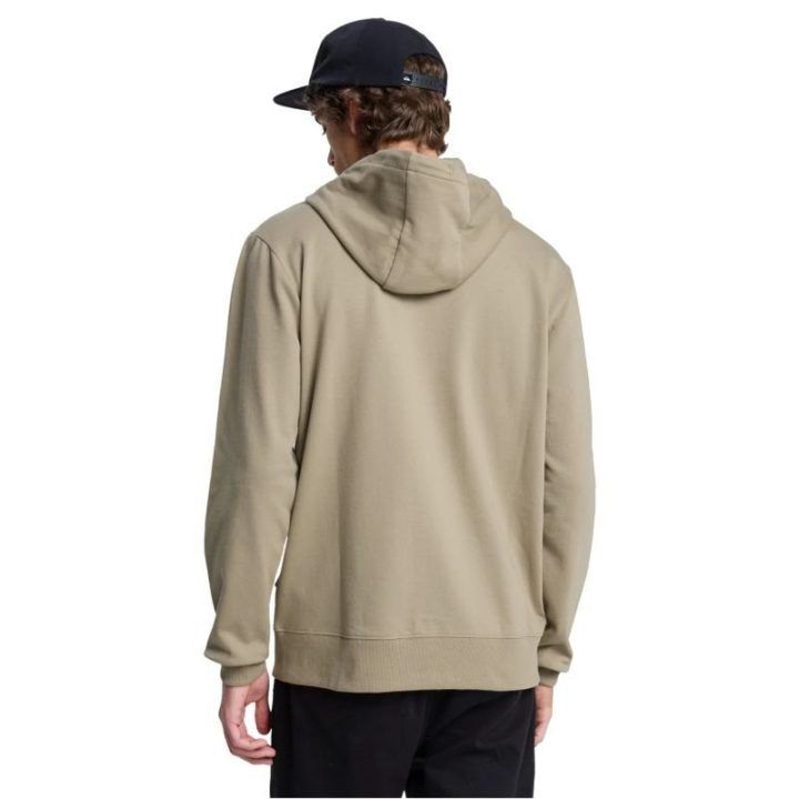 Džemperis su gobtuvu ir užtrauktuku Quiksilver, smėlio