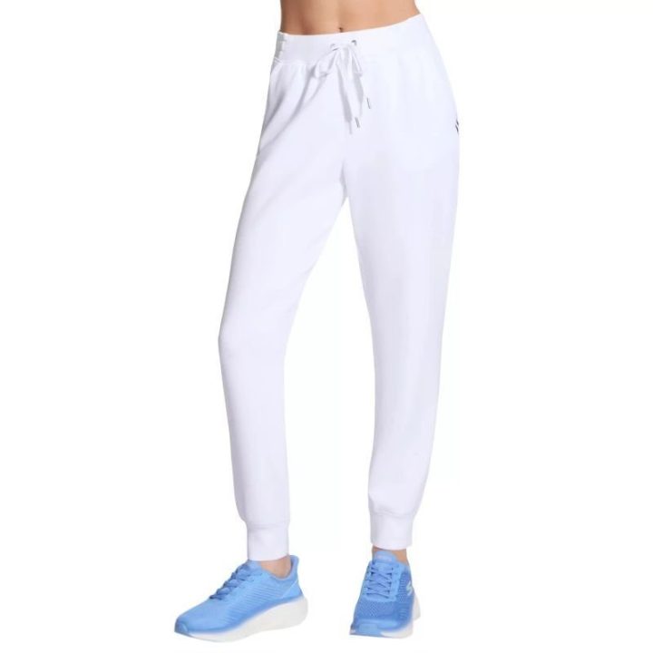 Joggerio tipo sportinės kelnės Skechers Skechluxe Elevate, baltos