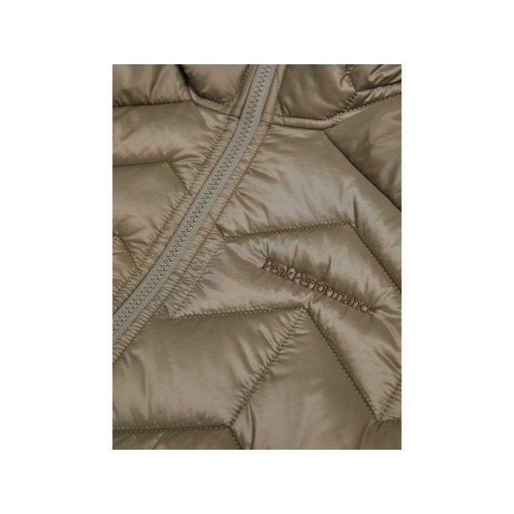 Moteriška slidinėjimo striukė Peak Performance Elevate Liner Hood, smėlio