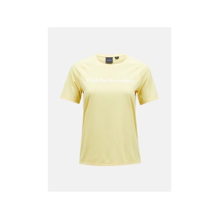 Moteriški marškinėliai Peak Performance Active Tee, geltoni