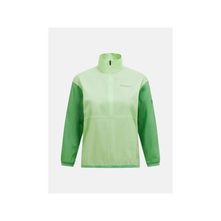 Moteriška elastinga vėjo striukė Peak Performance Wind Crew, žalia