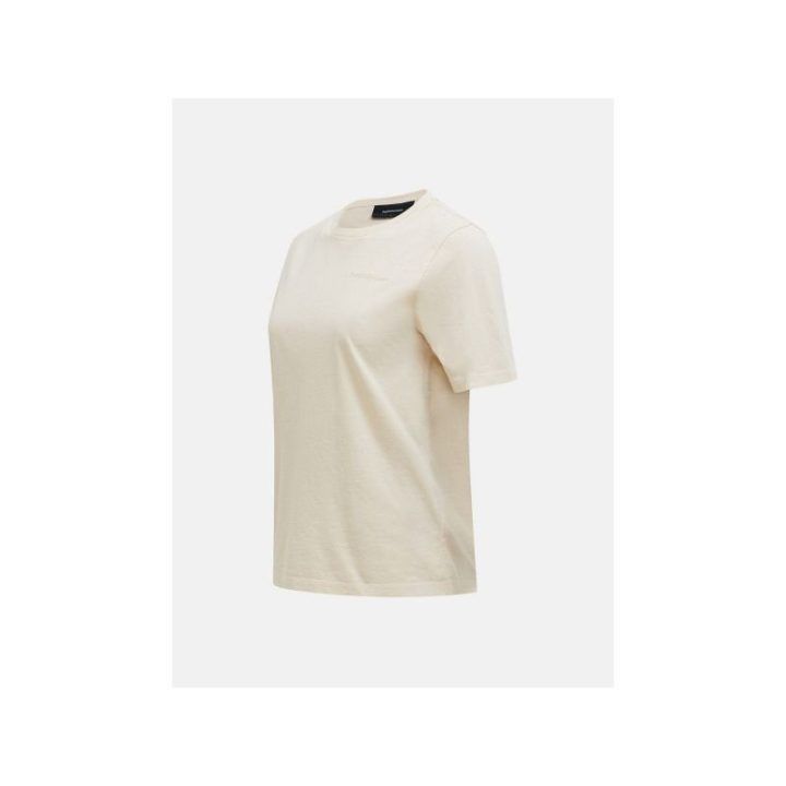 Moteriški marškinėliai Peak Performance Small Logo Tee, smėlio