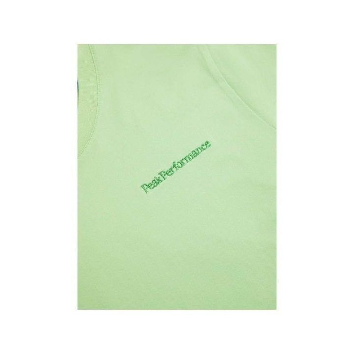 Moteriški marškinėliai Peak Performance Original Small Logo Tee, žali
