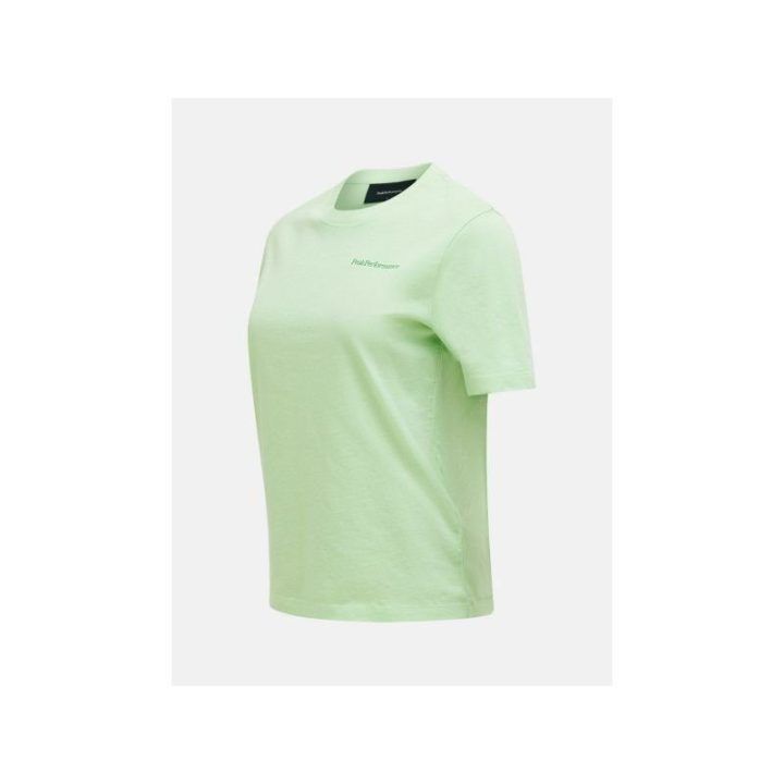 Moteriški marškinėliai Peak Performance Original Small Logo Tee, žali
