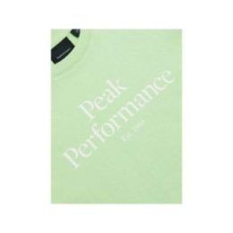 Vaikiški medvilniniai marškinėliai Peak Performance Original, žali