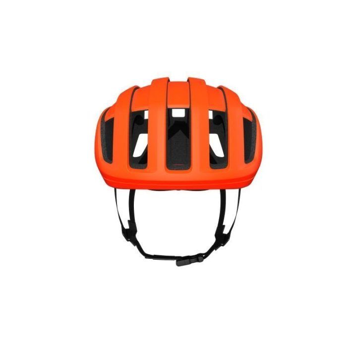 Dviračio šalmas su aerodinaminiu sparnu POC Cytal, oranžinis