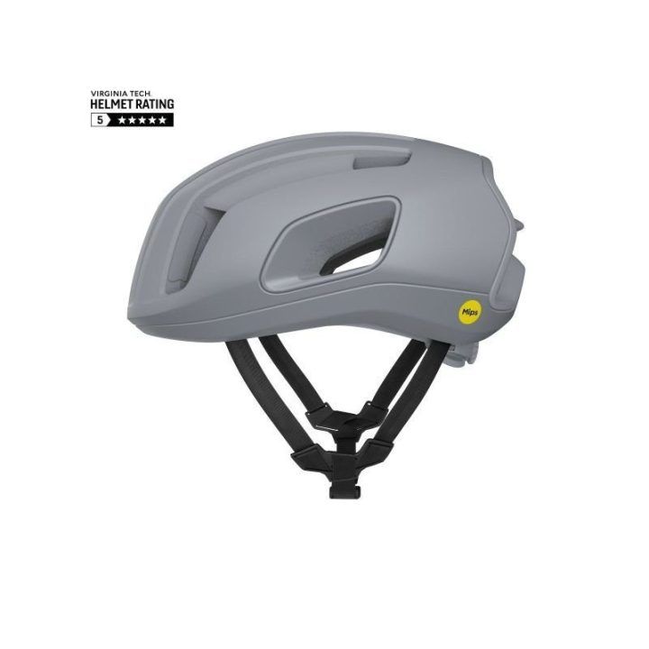 Dviračio šalmas su aerodinaminiu sparnu POC Cytal Mips Air Node, pilkas