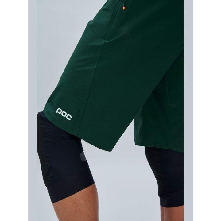 Vyriški dviratininko šortai POC Motion Air, žali
