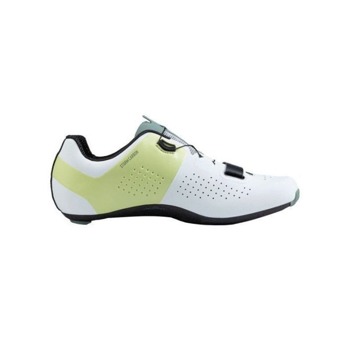 Dviratininko batai su Morph Carbon padu NORTHWAVE Storm Carbon, balti