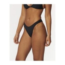 Aukštai iškirptos maudymosi kelnaitės RIP CURL Premium Surf, juodos