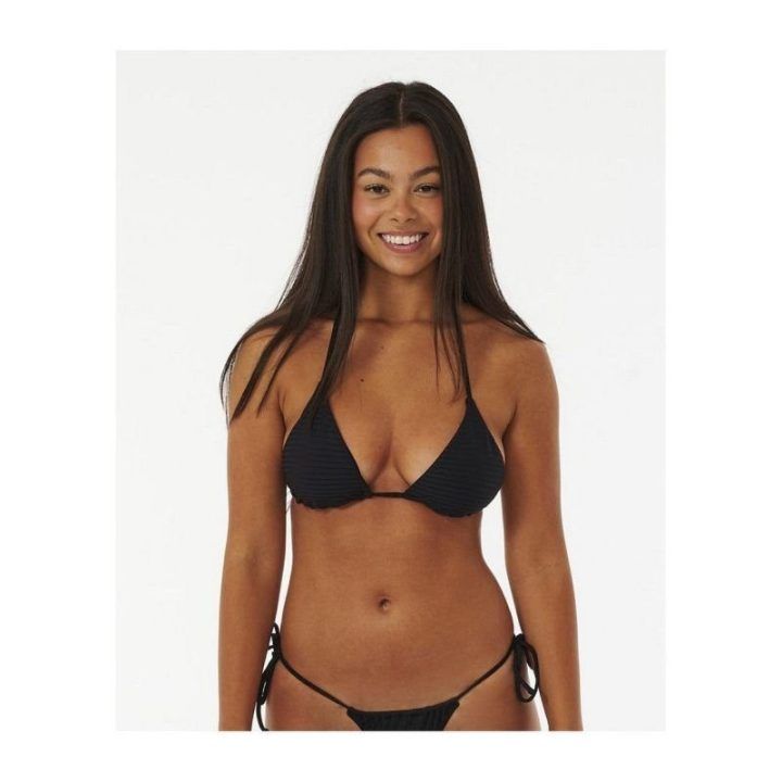 Moteriška trikampė bikinio liemenėlė Rip Curl Premium Surf, juoda