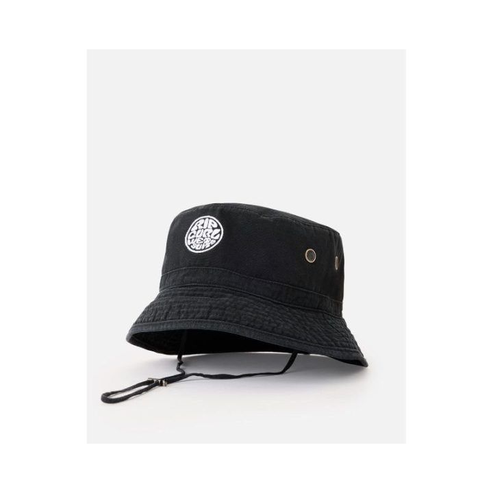 Skrybėlė su nuleistu kraštu Rip Curl Wetty Icon, juoda
