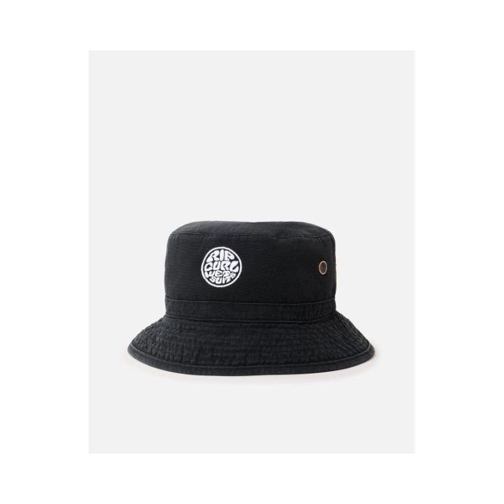 Skrybėlė su nuleistu kraštu Rip Curl Wetty Icon, juoda
