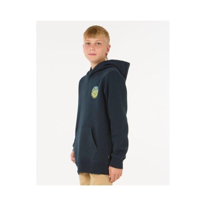 Džemperis berniukams su gobtuvu Rip Curl Wetsuit Icon, tamsiai mėlynas