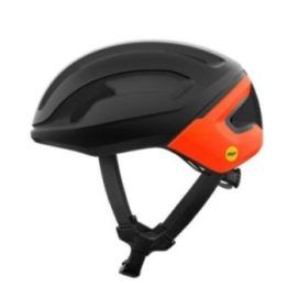 Dviračio šalmas su Mips Air Node POC Omne Air MIPS, juodas ir oranžinis