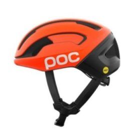 Dviračio šalmas su galiniu LED žibintu POC Omne Beacon MIPS, oranžinis