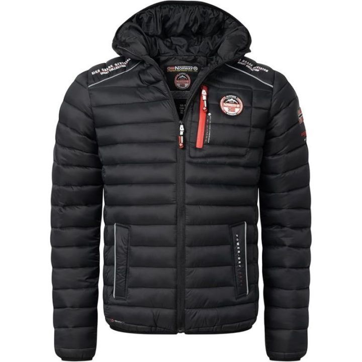 Vyriška striukė Geographical Norway Brick Black GTX, juoda