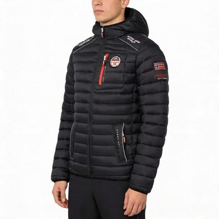 Vyriška striukė Geographical Norway Brick Black GTX, juoda