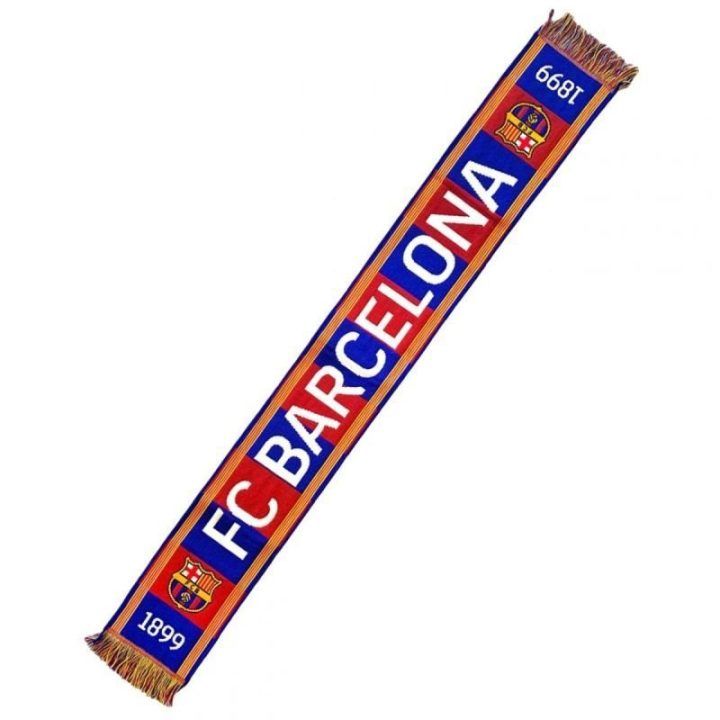 Megztas šalikas FC Barcelona N27, 140 × 20 cm