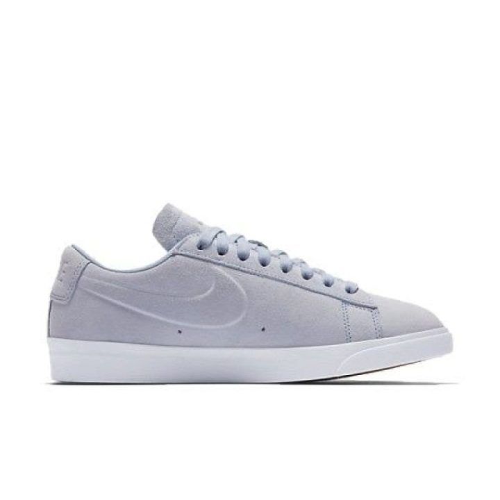 Moteriški sportbačiai Nike Blazer Low, pilkai mėlyni