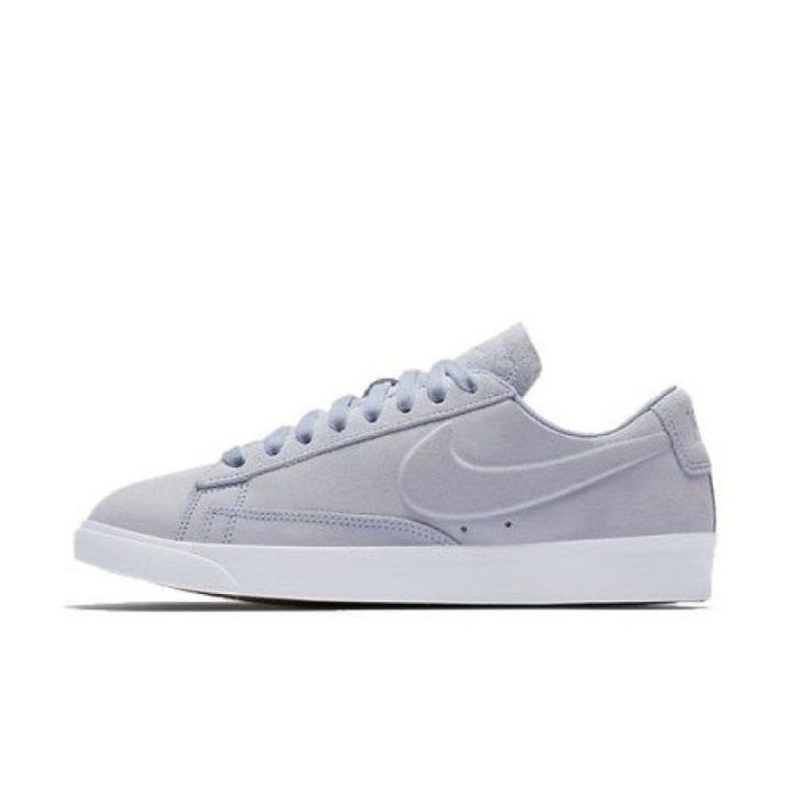 Moteriški sportbačiai Nike Blazer Low, pilkai mėlyni