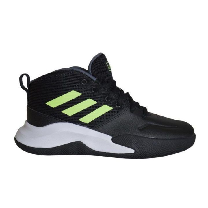 Vaikiški krepšinio sportbačiai adidas Ownthegame Wide, juodi