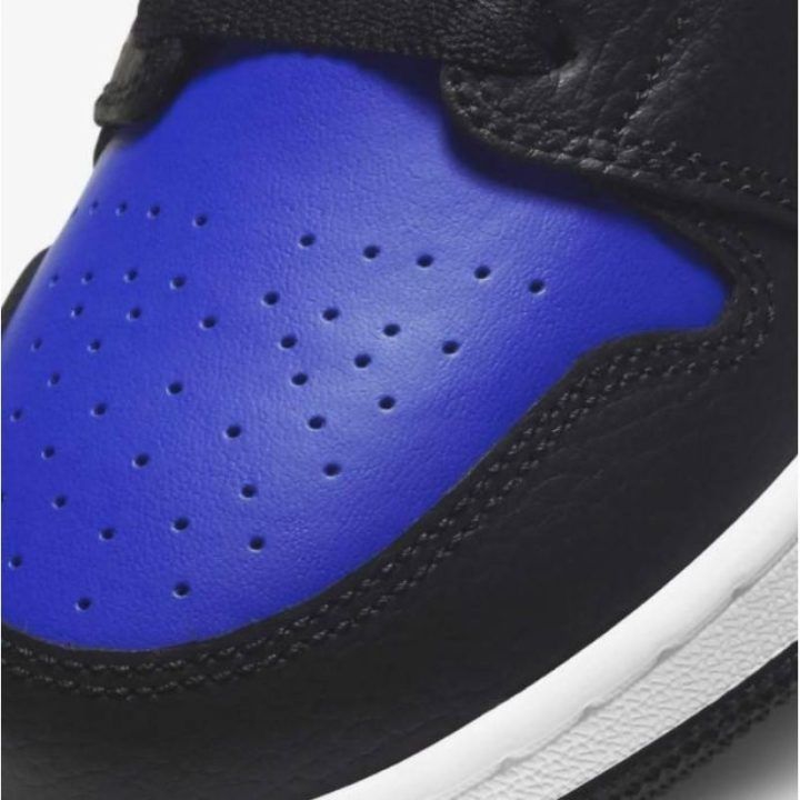Vaikiški sportbačiai Air Jordan 1 Mid, ryškiai mėlyni