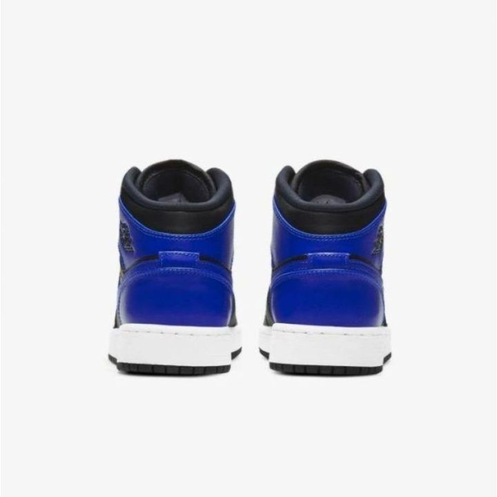 Vaikiški sportbačiai Air Jordan 1 Mid, ryškiai mėlyni