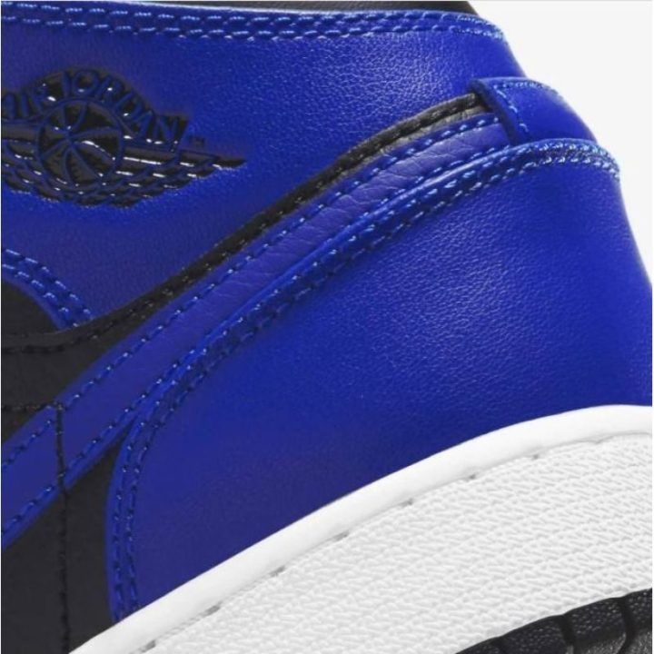 Vaikiški sportbačiai Air Jordan 1 Mid, ryškiai mėlyni