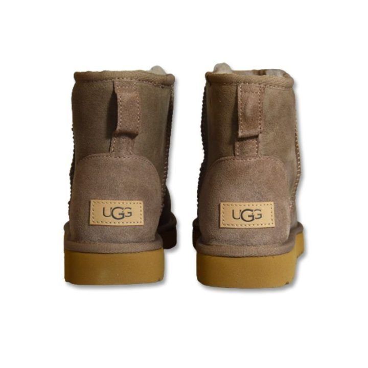 Moteriški zomšiniai sniego batai UGG Classic Ultra Mini II, pilki