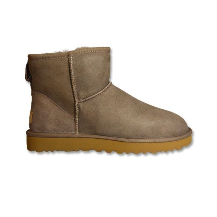 Moteriški zomšiniai sniego batai UGG Classic Ultra Mini II, pilki