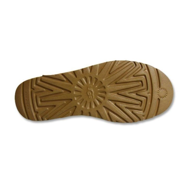 Moteriški zomšiniai sniego batai UGG Classic Mini, kaštoniniai