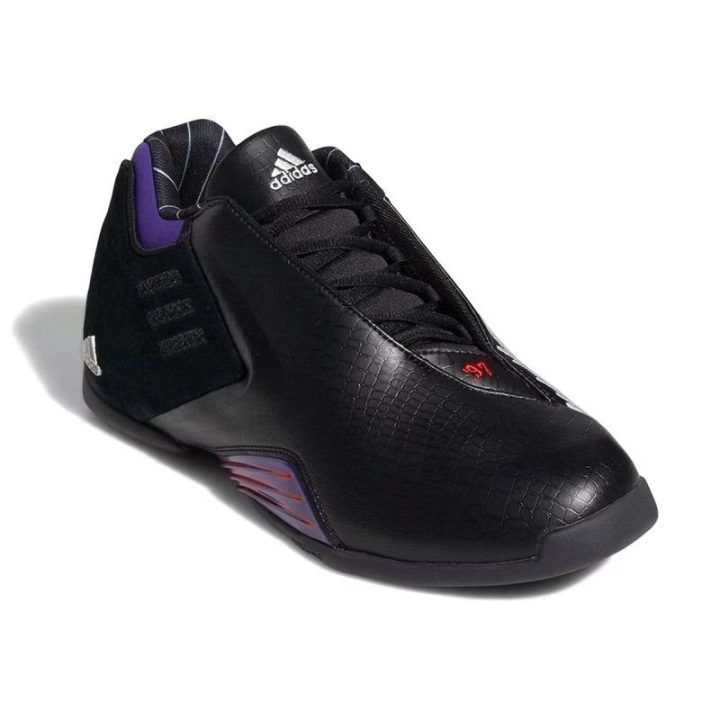 Vyriški krepšinio bateliai adidas T-MAC 3, juodi ir violetiniai