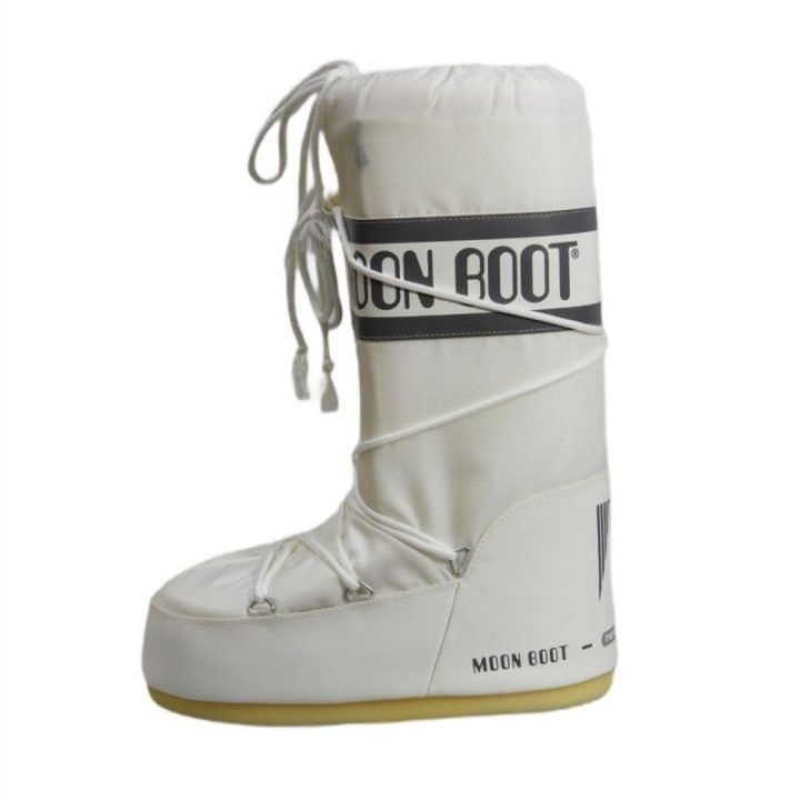 Moteriški sniego batai Moon Boot MB Icon Nylon, balti