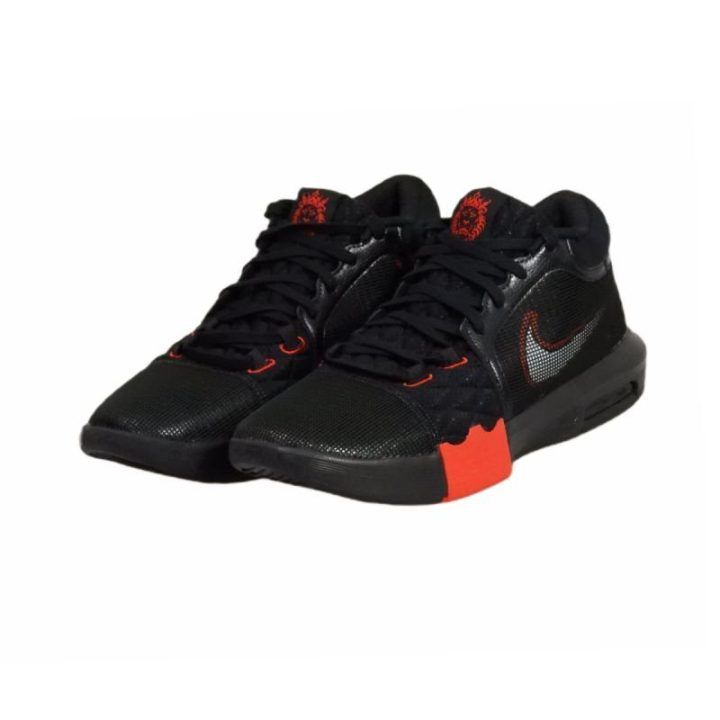 Vyriški krepšinio bateliai Nike LeBron Witness 8, juodi ir raudoni