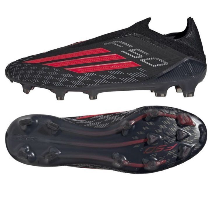 Futbolo bateliai natūraliai vejai adidas F50 Elite, JR6460