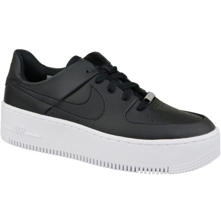 Moteriški odiniai sportbačiai Nike Air Force 1 Sage Low, juodi