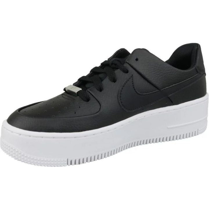 Moteriški odiniai sportbačiai Nike Air Force 1 Sage Low, juodi