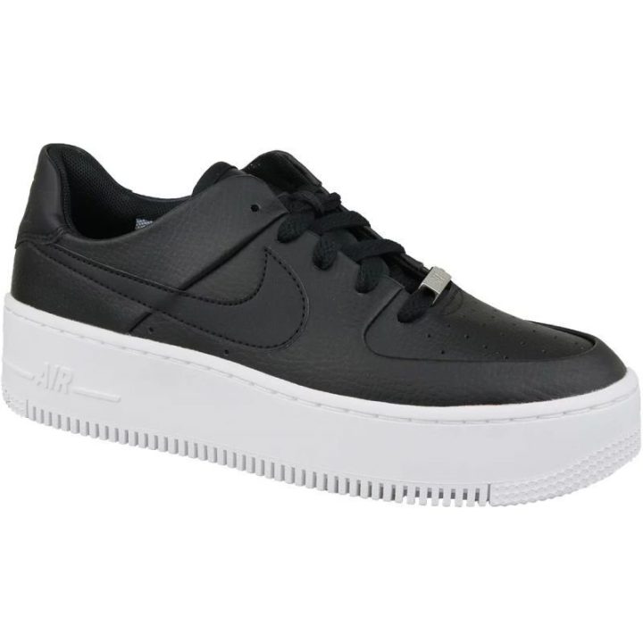 Moteriški odiniai sportbačiai Nike Air Force 1 Sage Low, juodi