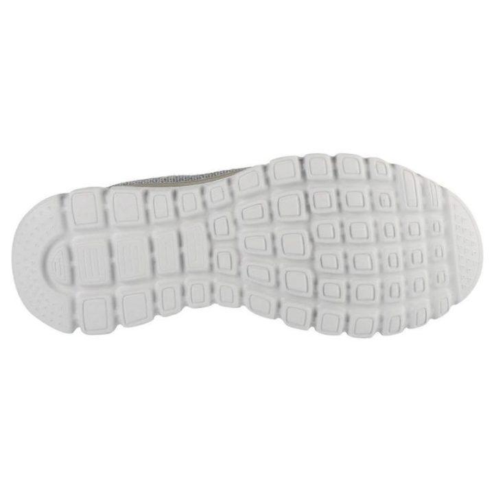 Moteriški sportbačiai Skechers Graceful Twisted Fortune, pilki ir mėtiniai