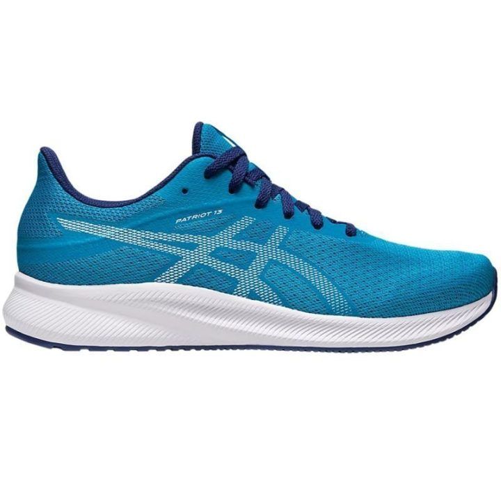 Vyriški bėgimo bateliai Asics Patriot 13, mėlyni ir balti