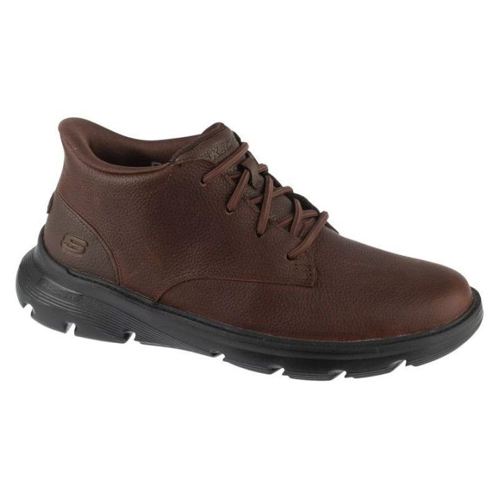 Vyriški įspiriami auliniai batai Skechers Arch Fit Garza, rudi