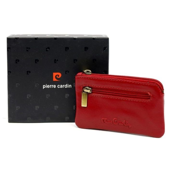 Vyriška natūralios odos piniginė Pierre Cardin, 11 × 6,5 cm