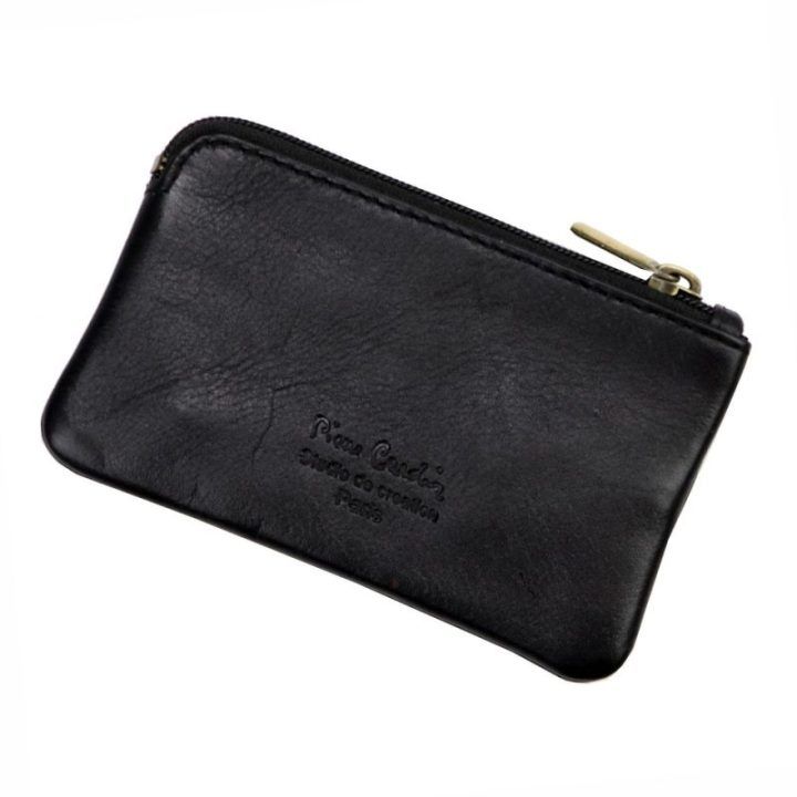 Vyriška natūralios odos piniginė Pierre Cardin, 11 × 6,5 cm