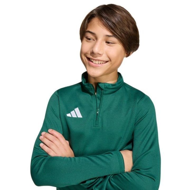 Vaikiškas treniruočių džemperis adidas Entrada 26, žalias