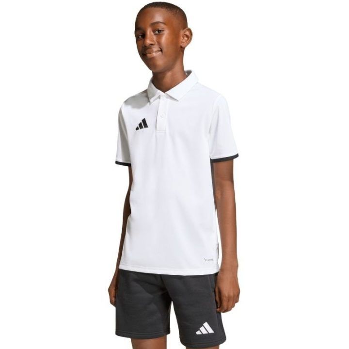 Vaikiški polo marškinėliai adidas Entrada 26, balti