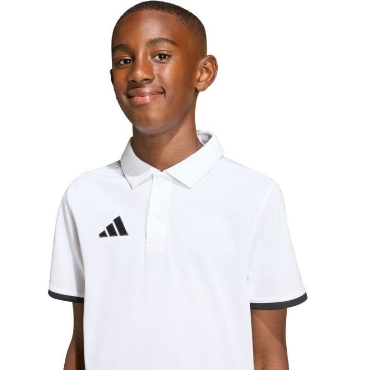 Vaikiški polo marškinėliai adidas Entrada 26, balti