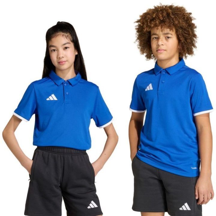 Vaikiški polo marškinėliai adidas Entrada 26, mėlyni