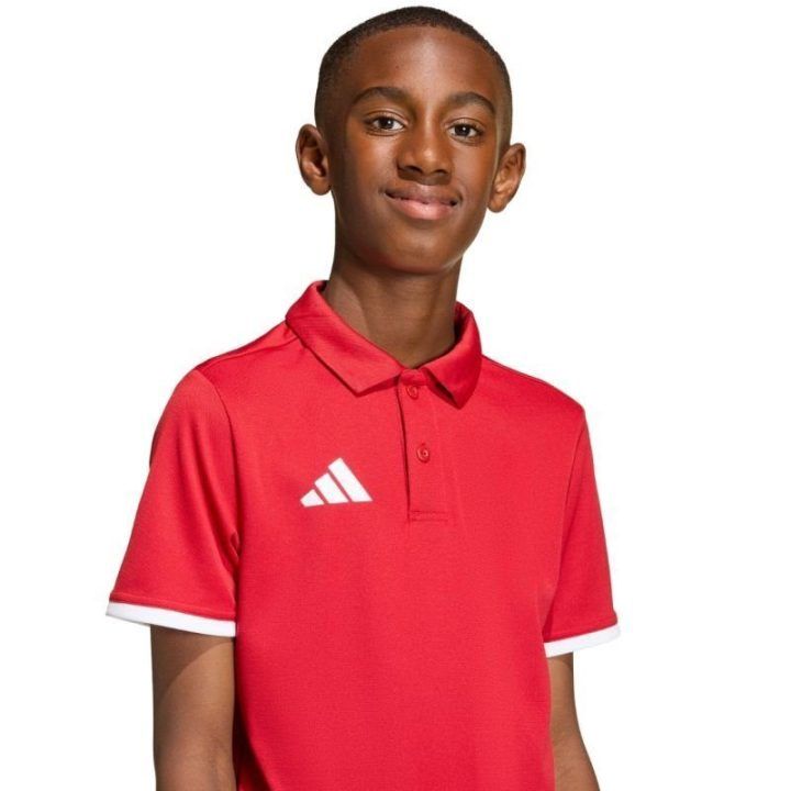 Vaikiški polo marškinėliai adidas Entrada 26, raudoni