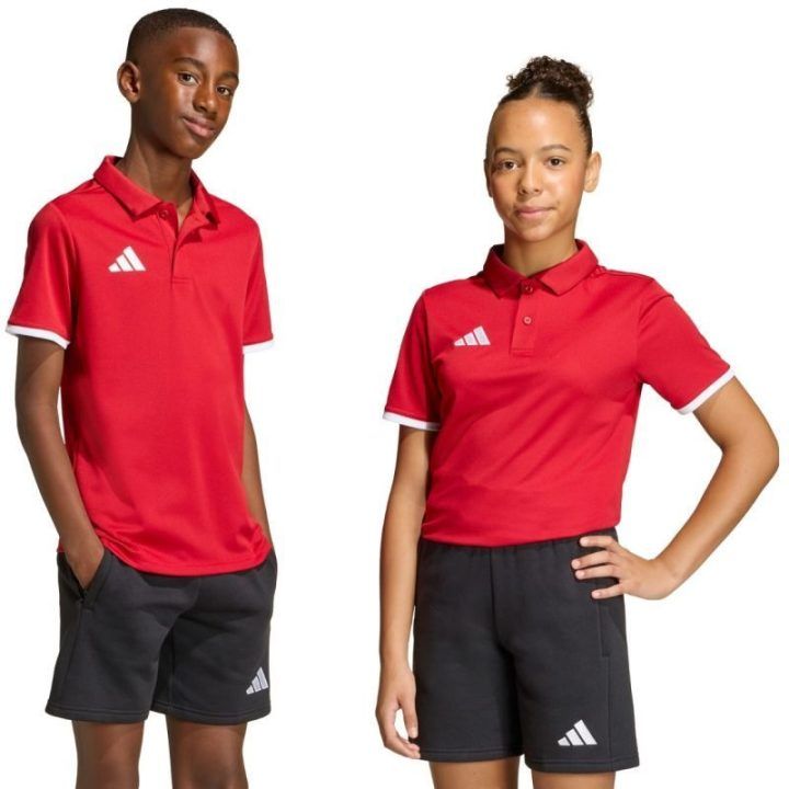 Vaikiški polo marškinėliai adidas Entrada 26, raudoni